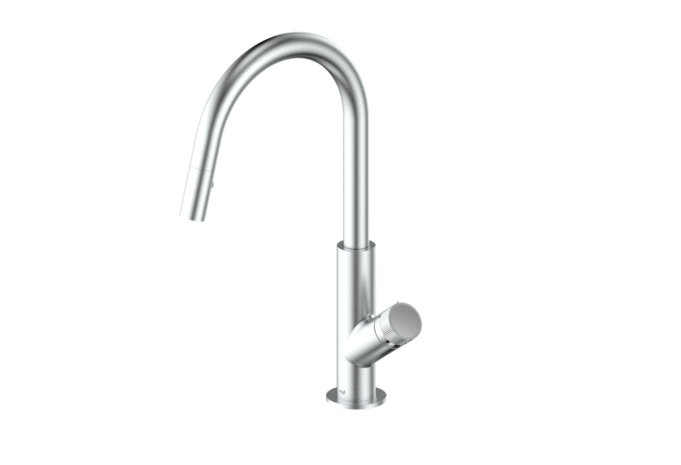 Vogt Vogt Mond Gooseneck Pull Down Kitchen Faucet