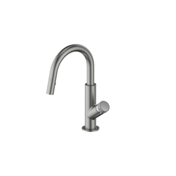 Vogt Vogt Mond Mini Gooseneck Pull Down Bar/Prep Faucet