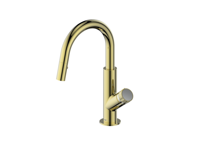 Vogt Vogt Mond Mini Gooseneck Pull Down Bar/Prep Faucet