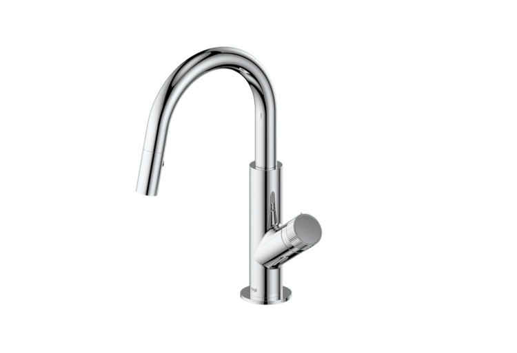 Vogt Vogt Mond Mini Gooseneck Pull Down Bar/Prep Faucet