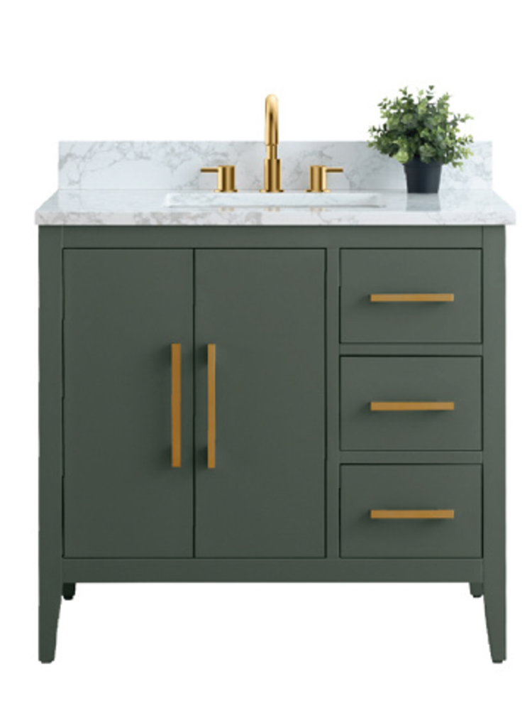 Vanity Art Vanity Art CVI Vanity w/ Ceramic Top