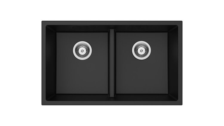 Vogt Vogt Modling Low Divide GS Vogranite Undermount Kitchen Sink (50/50) 32" x 18" x 9"