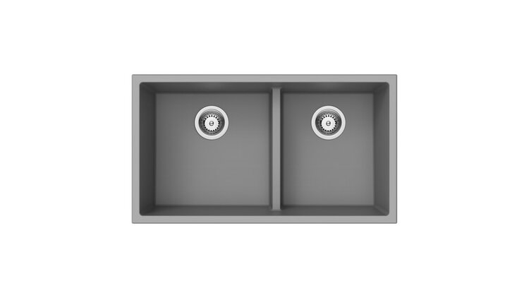 Vogt Vogt Villach Low Divide GS Vogranite Undermount Kitchen Sink (60/40) 32" x 18" x 9"