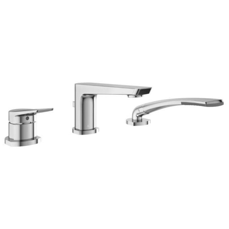 Kalia Kalia Moroka 3-Piece Deckmount Tub Filler