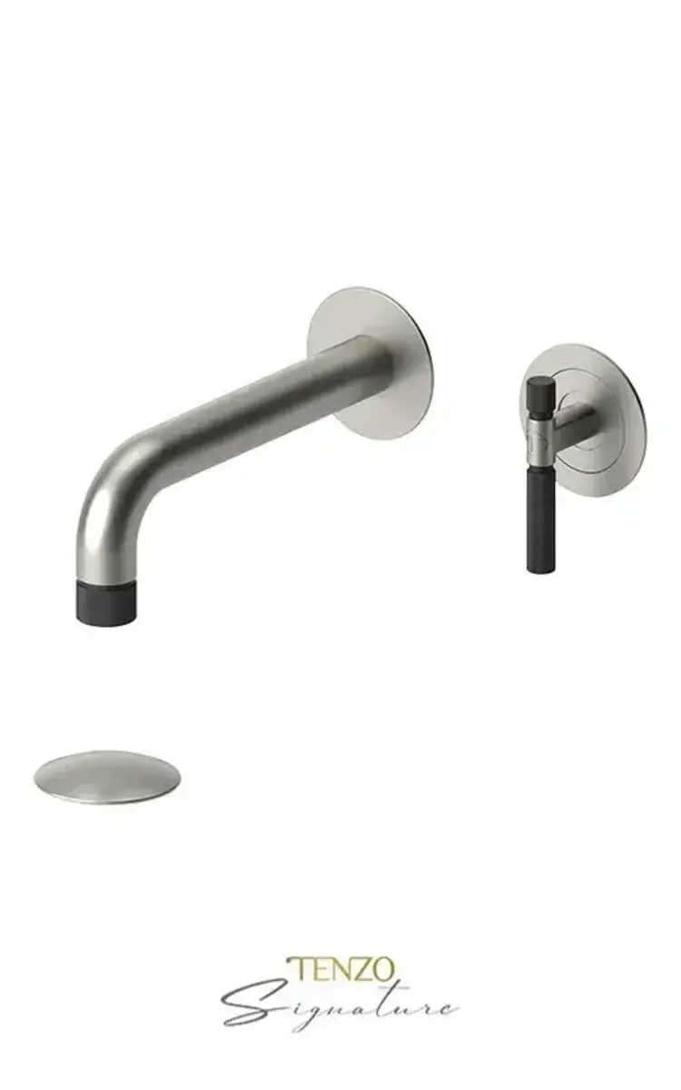 Tenzo Tenzo Bellacio-FINE Wall Mount Lav Faucet- Less Plate