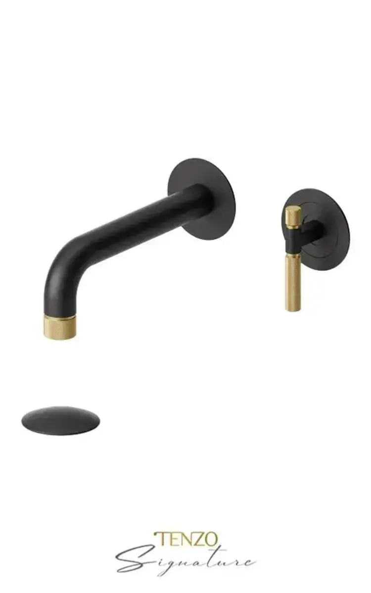 Tenzo Tenzo Bellacio-FINE Wall Mount Lav Faucet- Less Plate