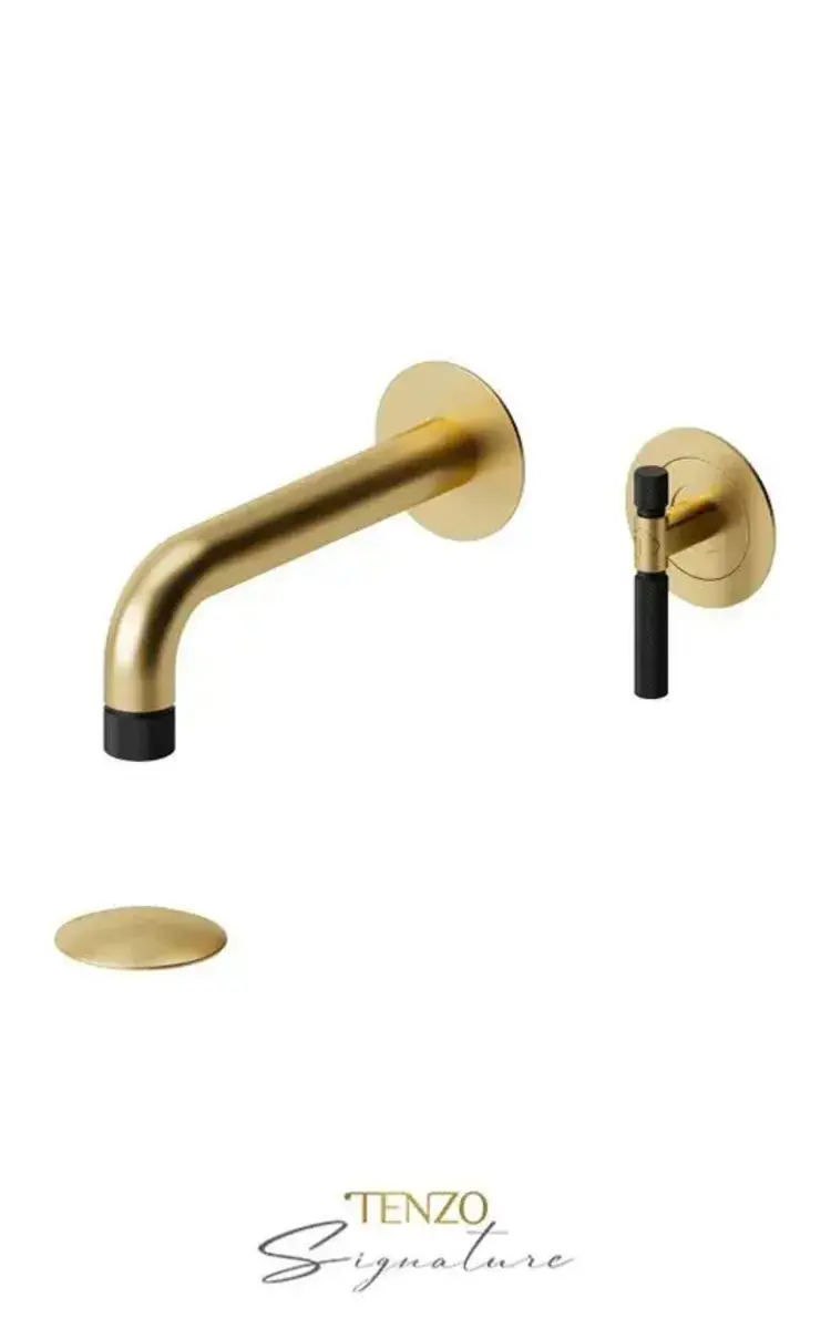 Tenzo Tenzo Bellacio-FINE Wall Mount Lav Faucet- Less Plate