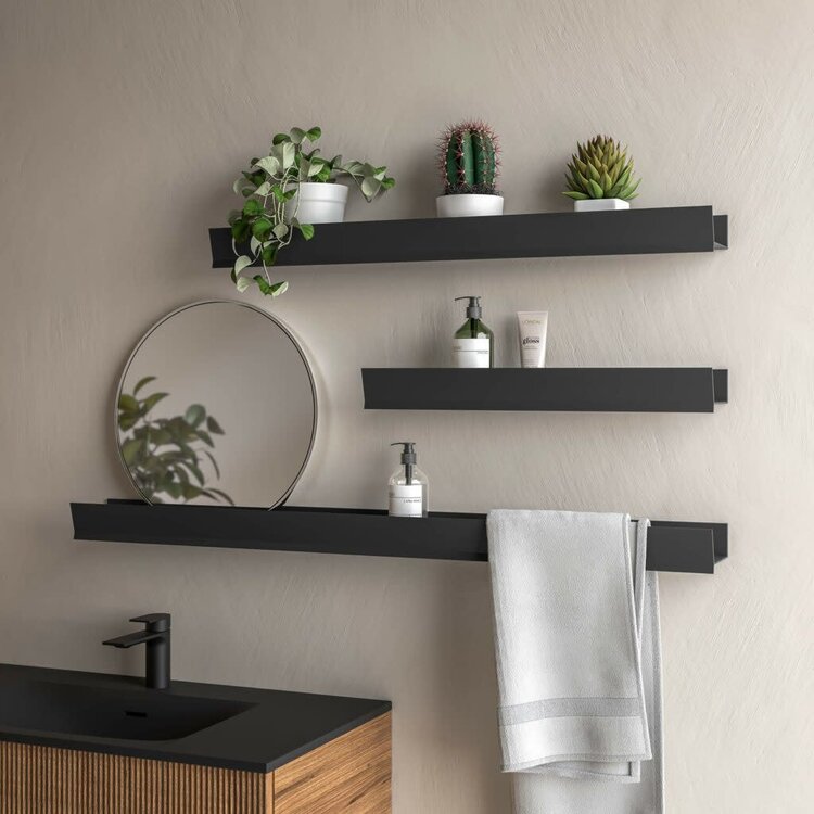 Stonetouch Stonetouch Moon Shelf- Matte Black