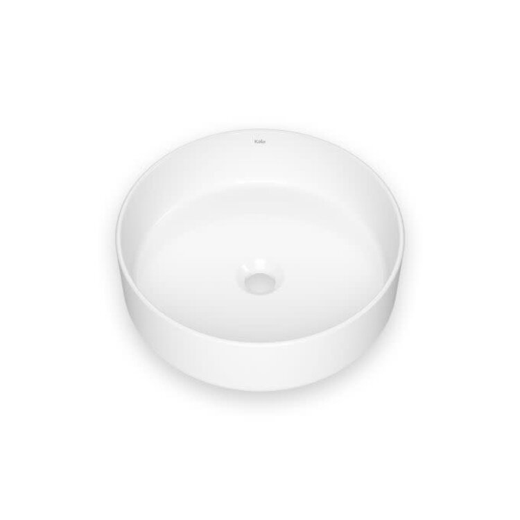 Kalia Kalia Urba Round Porcelain Vessel Sink