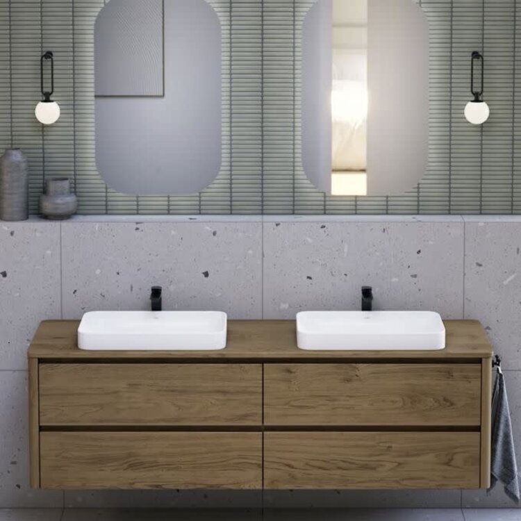 Kalia Kalia Kosla Porcelain Sink LESS Faucet Deck