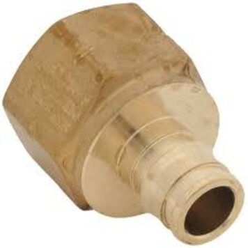 1/2" PEX x 3/4" FIP- Brass