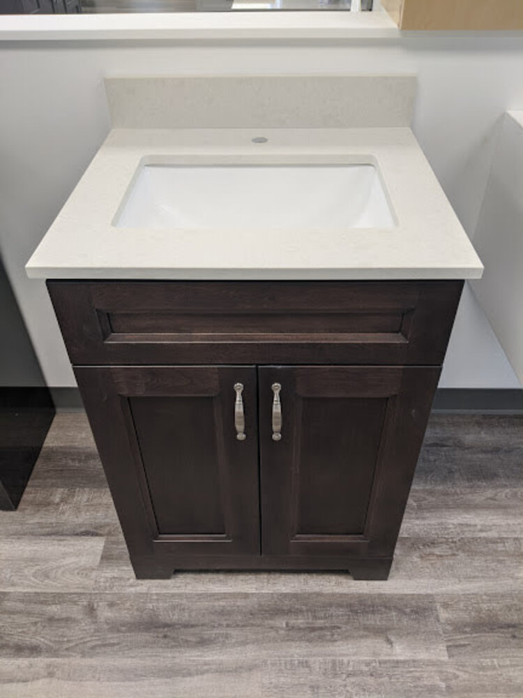 Classic Brand Cabinetry Classic Brand Fundamentals Vanity and Quartz Top w/ Undermount Sink