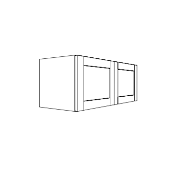 Classic Brand Cabinetry W3624 - Wall Cabinet (24"H x 12"D x 36"W)