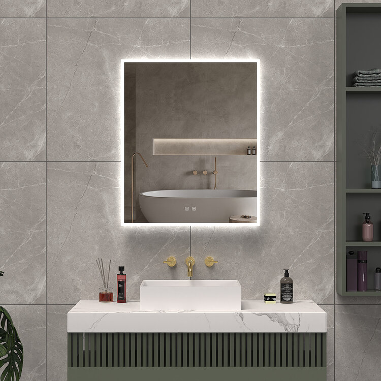 ICO ICO Camden Rectangular LED Mirror