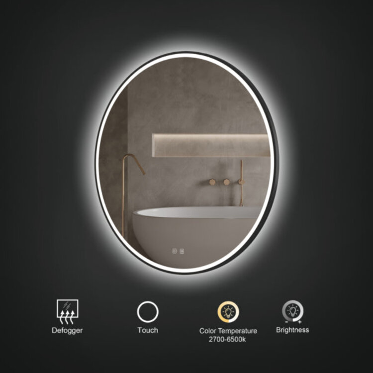 ICO ICO Denver LED Round Mirror