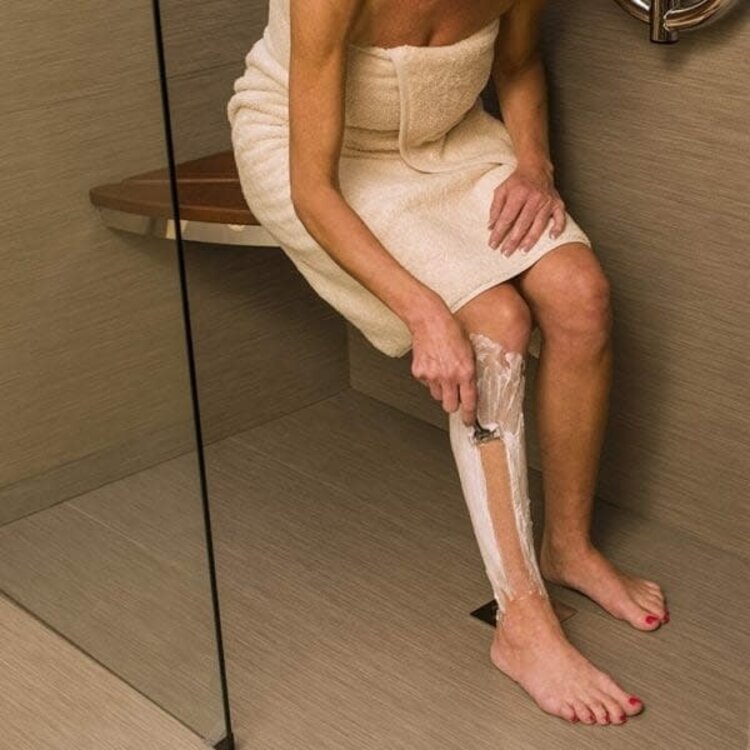 Invisia DISCONTINUED Invisia Corner Shower Bench