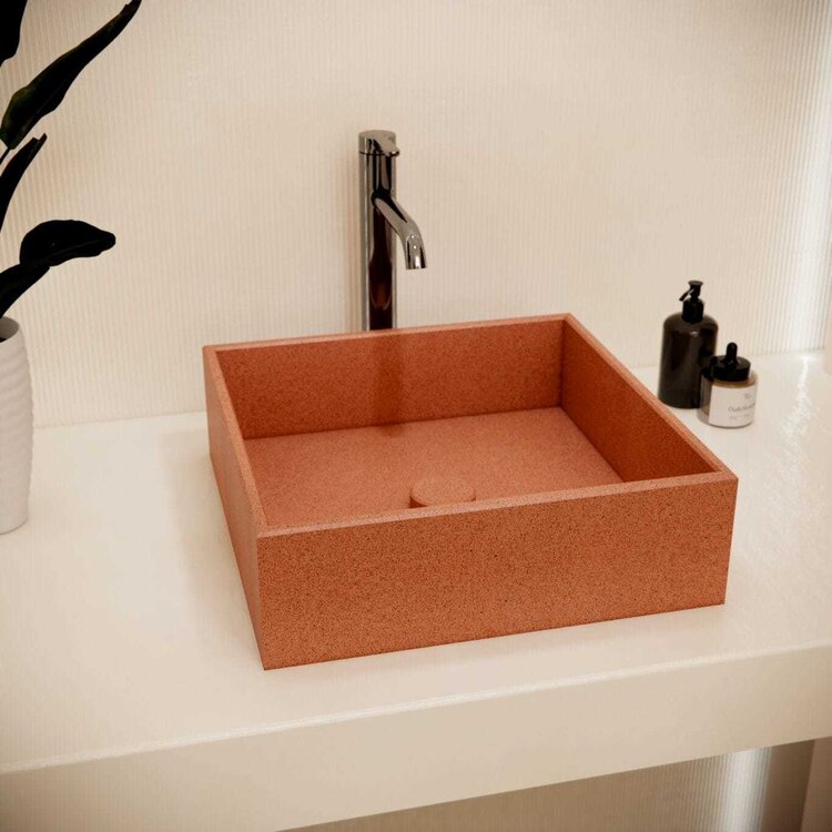 Balux Balux Kanto Square Stone Vessel Sink