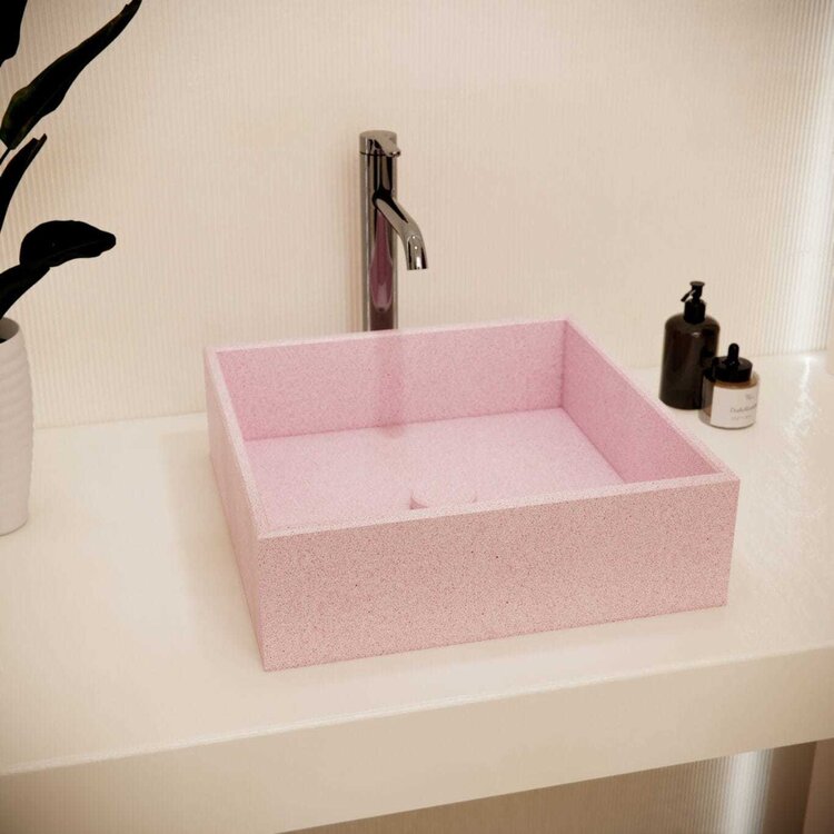 Balux Balux Kanto Square Stone Vessel Sink