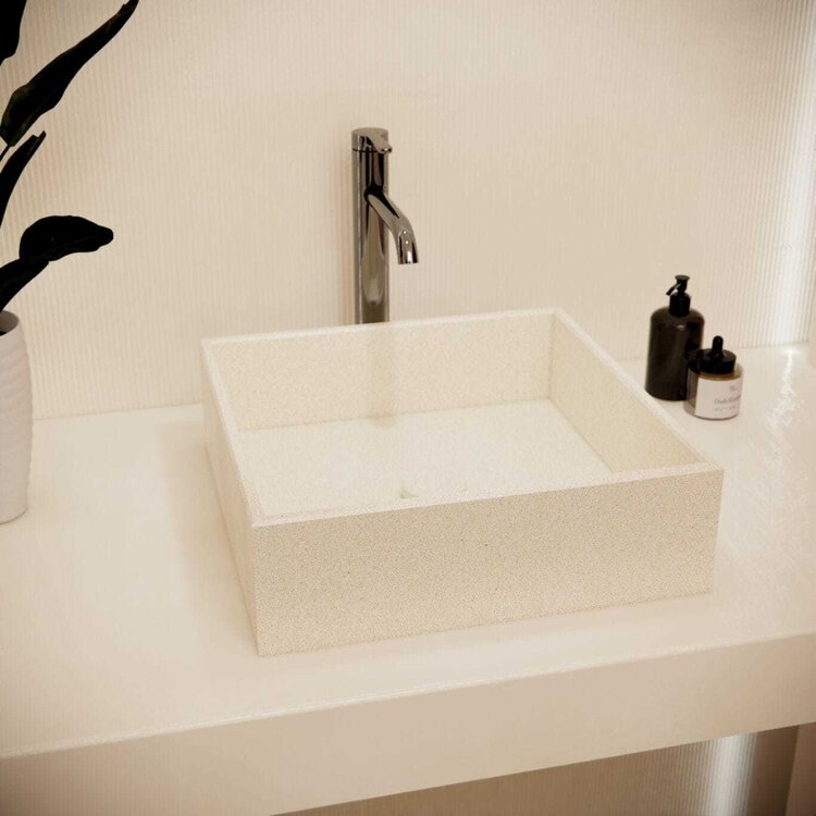 Balux Balux Kanto Square Stone Vessel Sink
