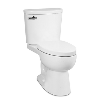 Icera Icera Palermo II Right Height Elongated Toilet White w Slow Close Seat