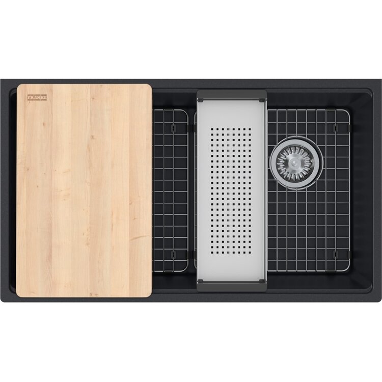 Franke Franke Maris Fragranite Undermount Workcentre Sink 33"