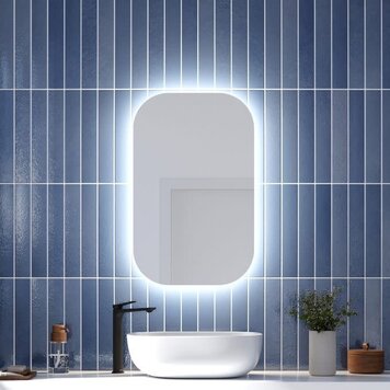 Kalia Kalia Eclipse Rectangular Backlit LED Mirror