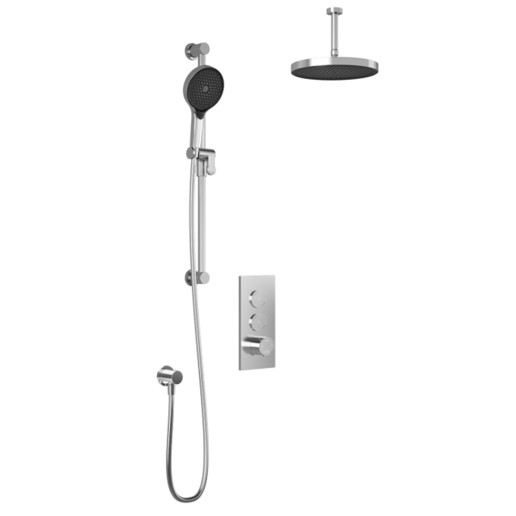 Kalia Kalia Sten Push-Button TB2 Plus Shower Kit