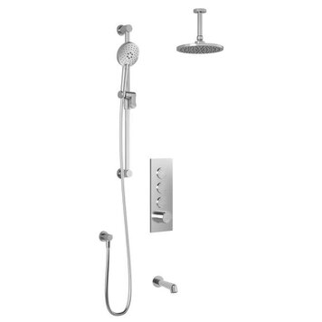 Kalia Kalia Elva Push-Button TB3 Standard Shower-Kit