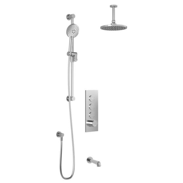 Kalia Kalia Elva Push-Button TB3 Standard Shower-Kit