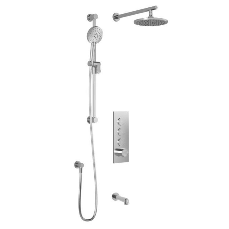 Kalia Kalia Elva Push-Button TB3 Standard Shower-Kit