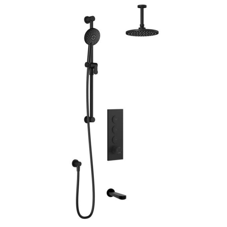 Kalia Kalia Sten Push-Button TB3 Standard Shower Kit