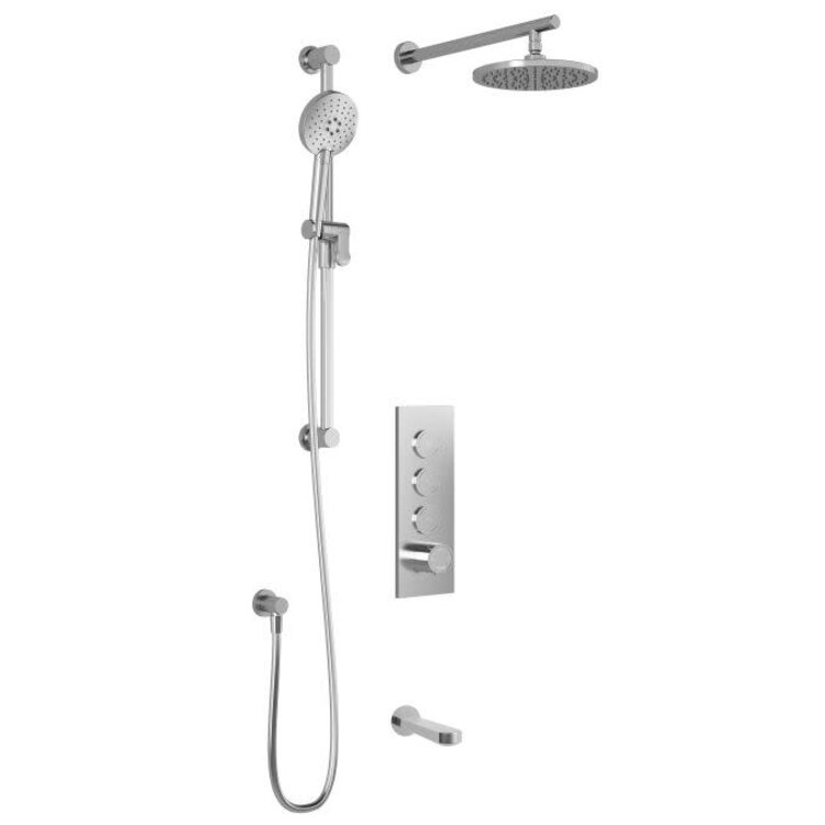 Kalia Kalia Sten Push-Button TB3 Standard Shower Kit