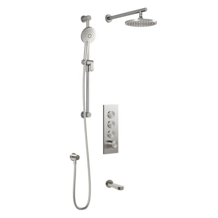 Kalia Kalia Sten Push-Button TB3 Standard Shower Kit