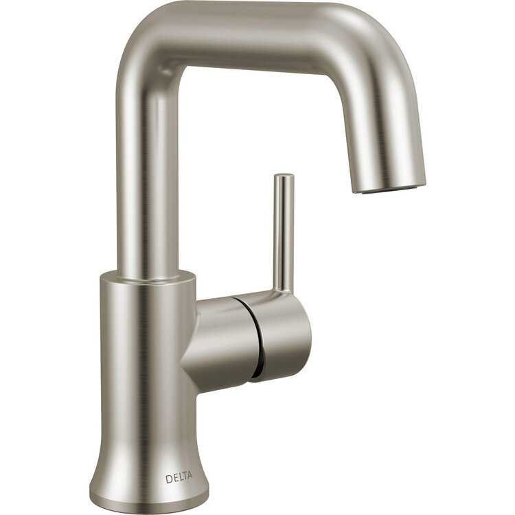 Delta Trinsic Single Handle Square Spout Lav Faucet