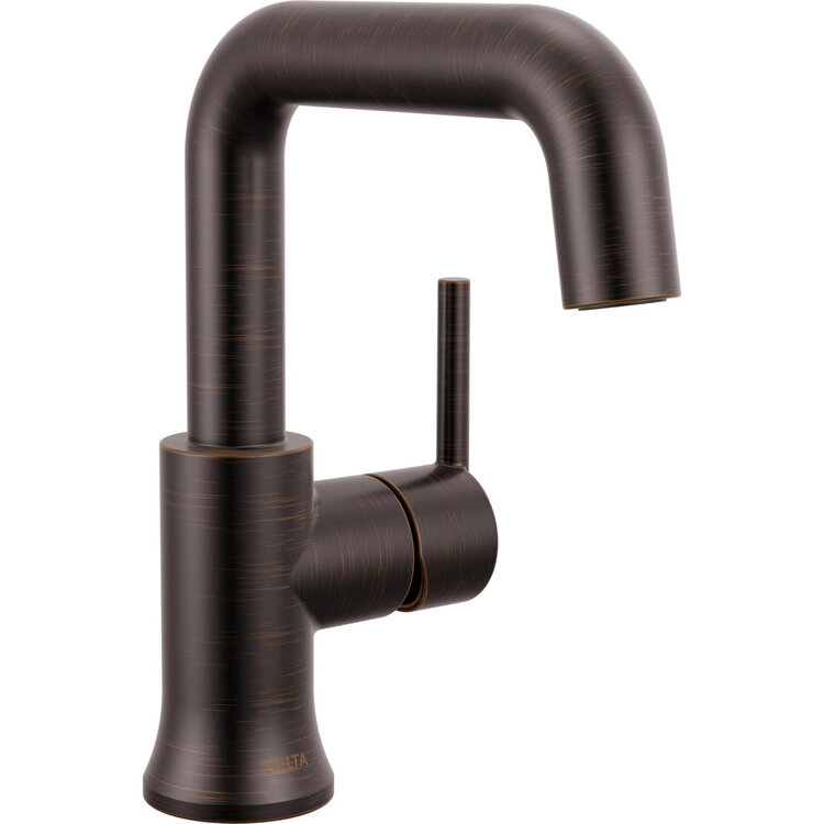 Delta Trinsic Single Handle Square Spout Lav Faucet