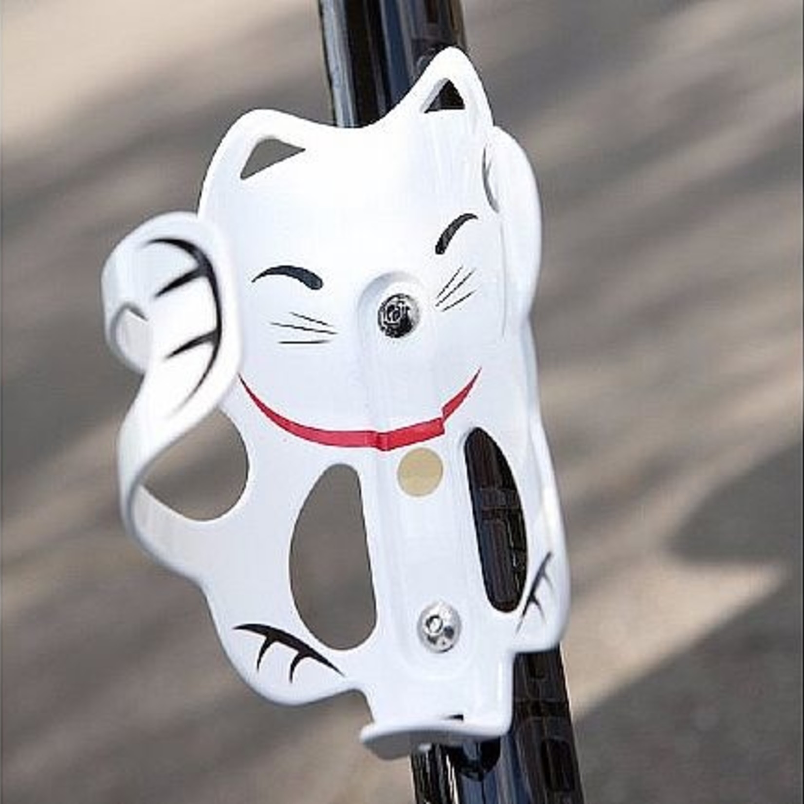 PDW PDW Lucky Cat Bottle Cage-White