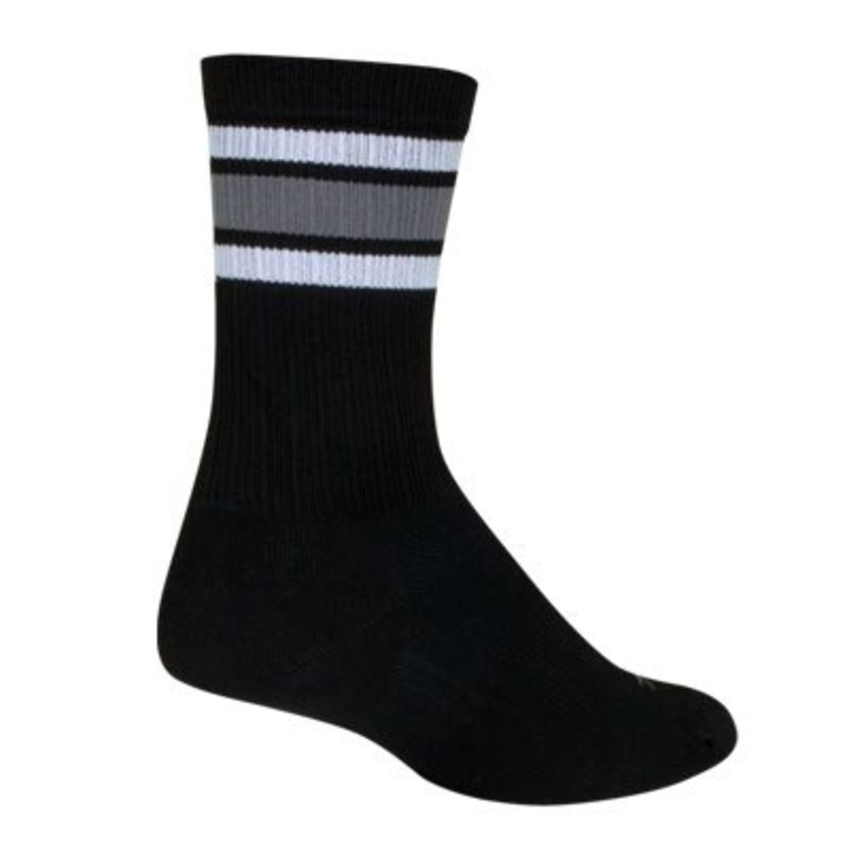 Sock Guy SGX 6" Throw Back Black