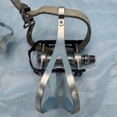 Campagnolo end caps toe straps blue - NIB