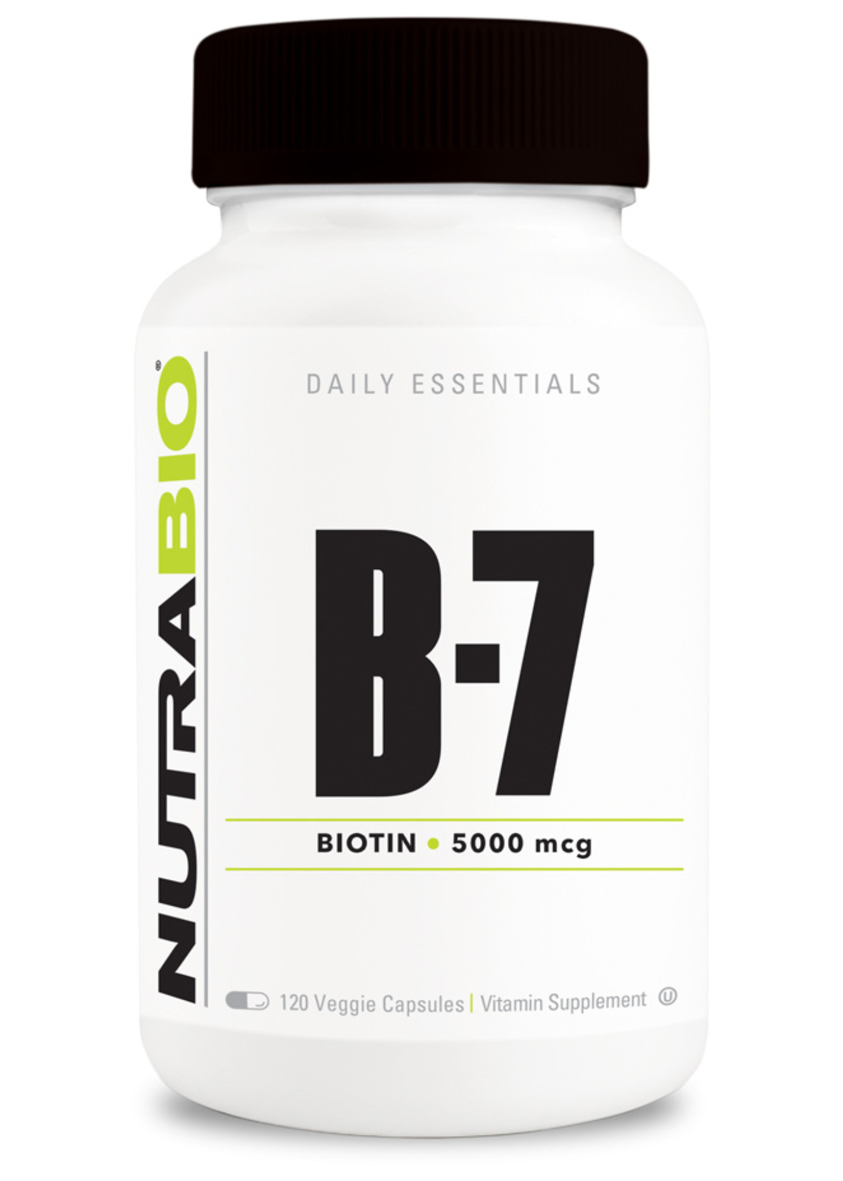 Nutra Bio Biotin 5000iu B-7 90caps
