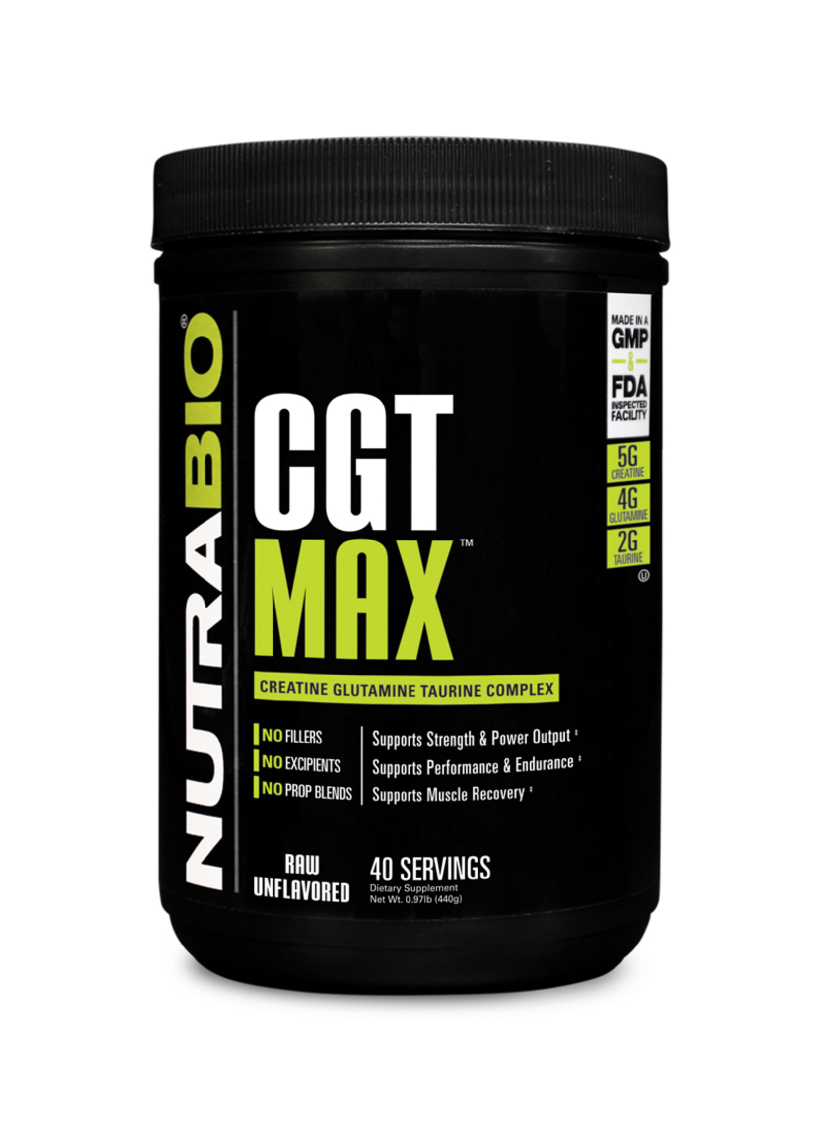 Nutra Bio CGT MAX Powder