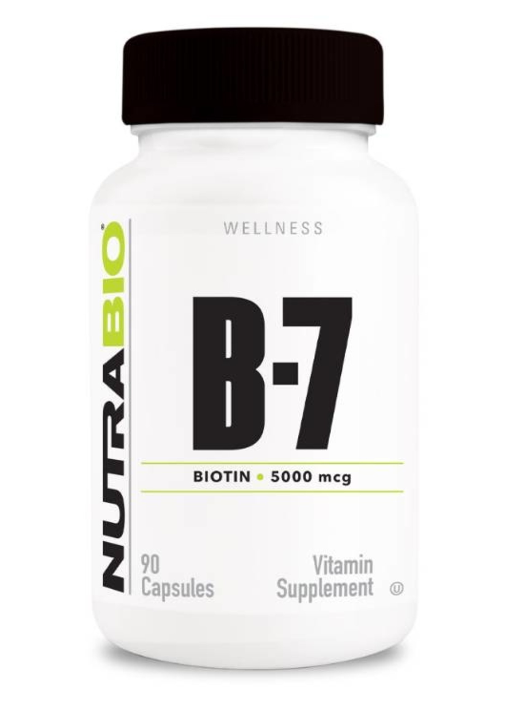 Nutra Bio Biotin 5000iu B-7 120 caps