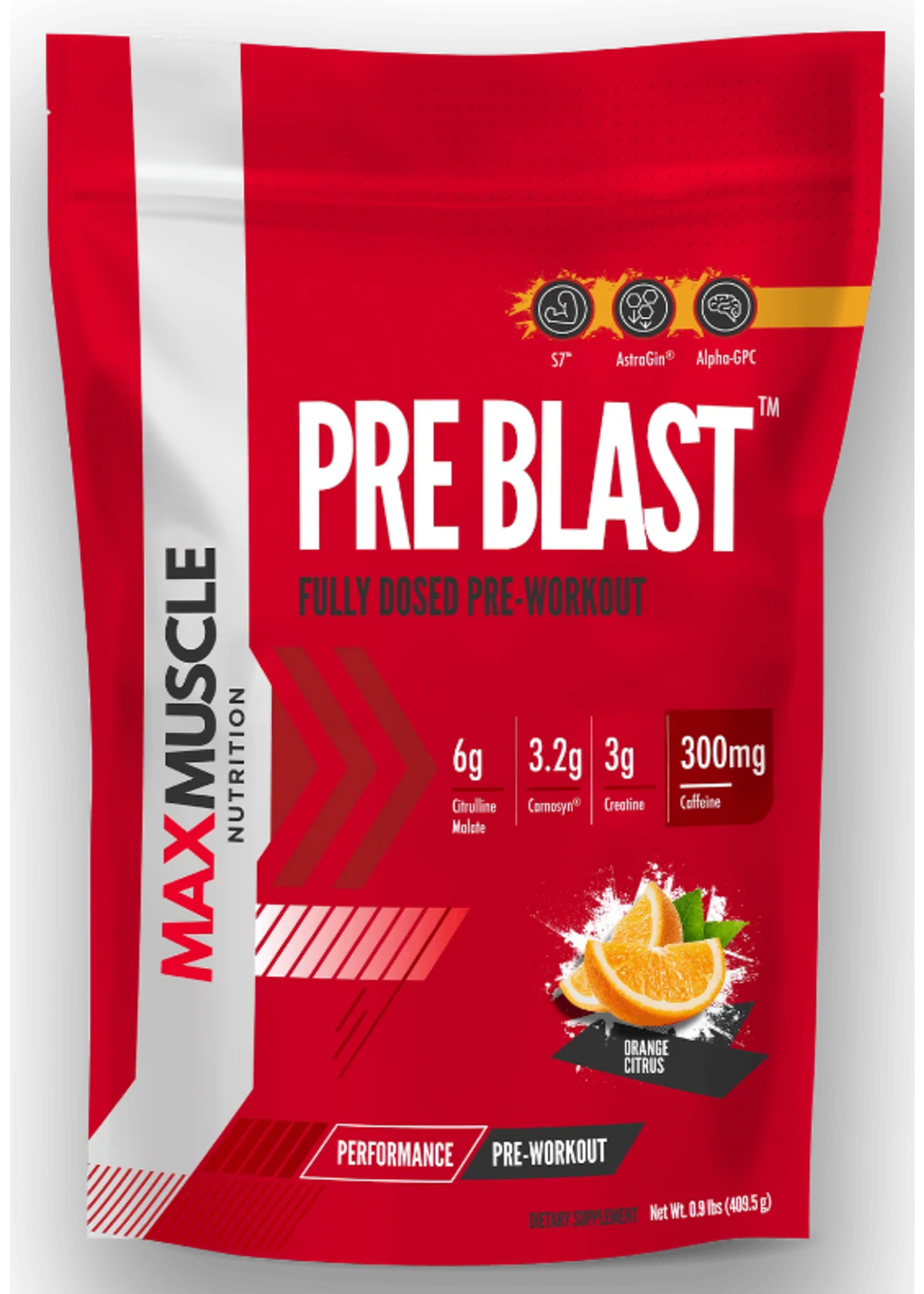 Max Muscle Pre Blast