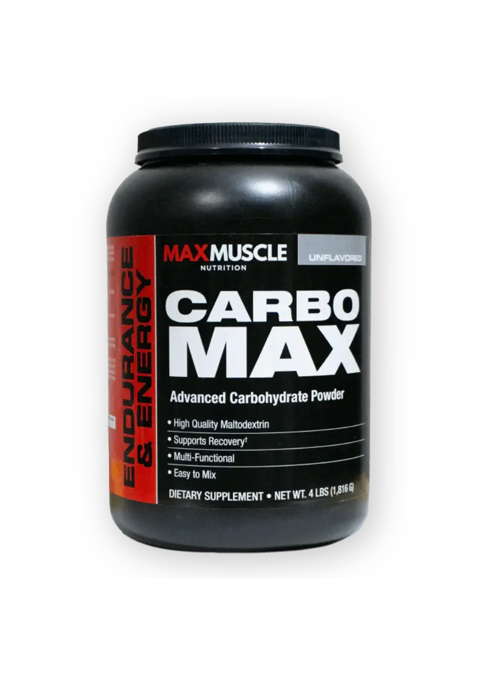 Max Muscle Carbo Max Unflavored 4lbs