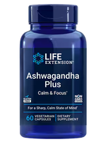 Life Extension Ashwagandha Plus Calm and Focus