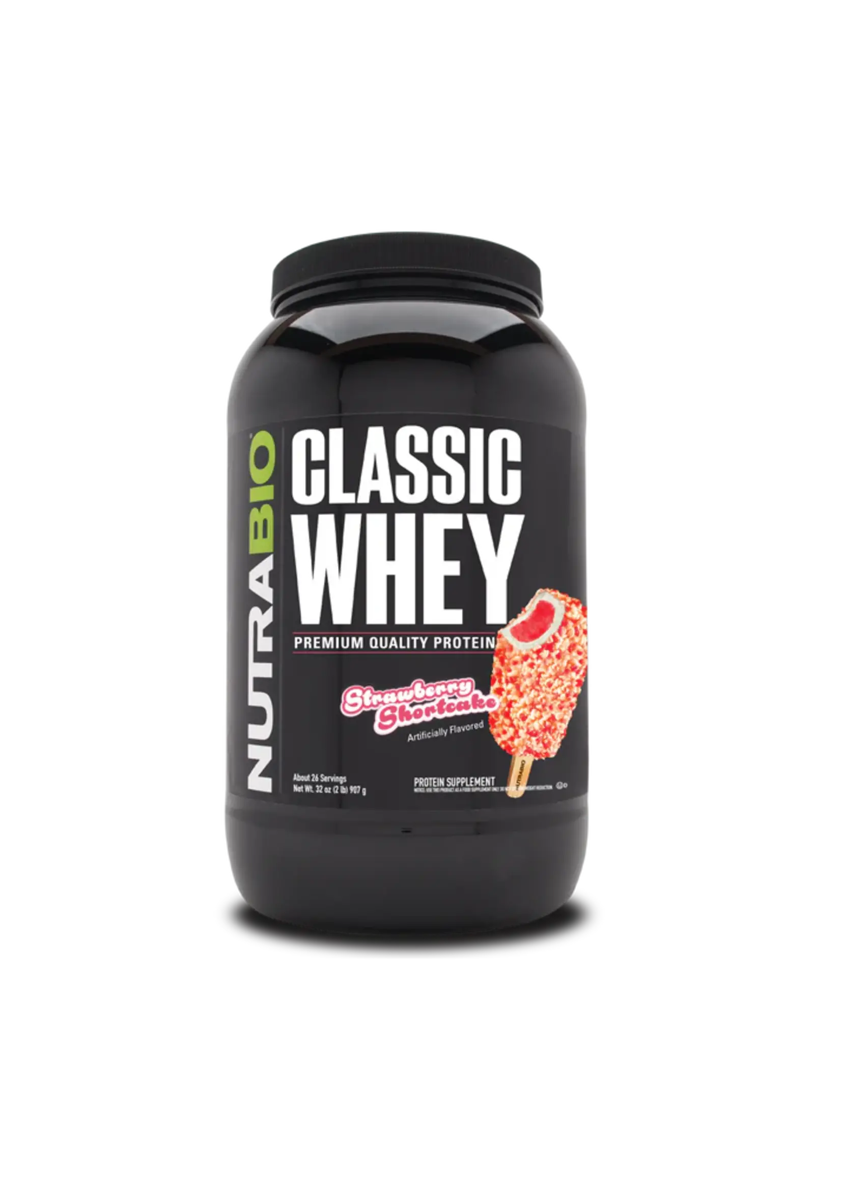Nutra Bio Classic Whey Strawberry Shortcake 2lb