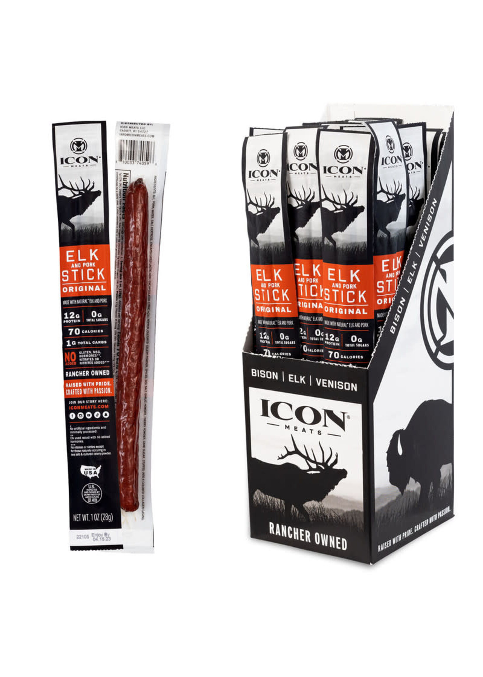Icon Icon Elk and Pork Stick Original
