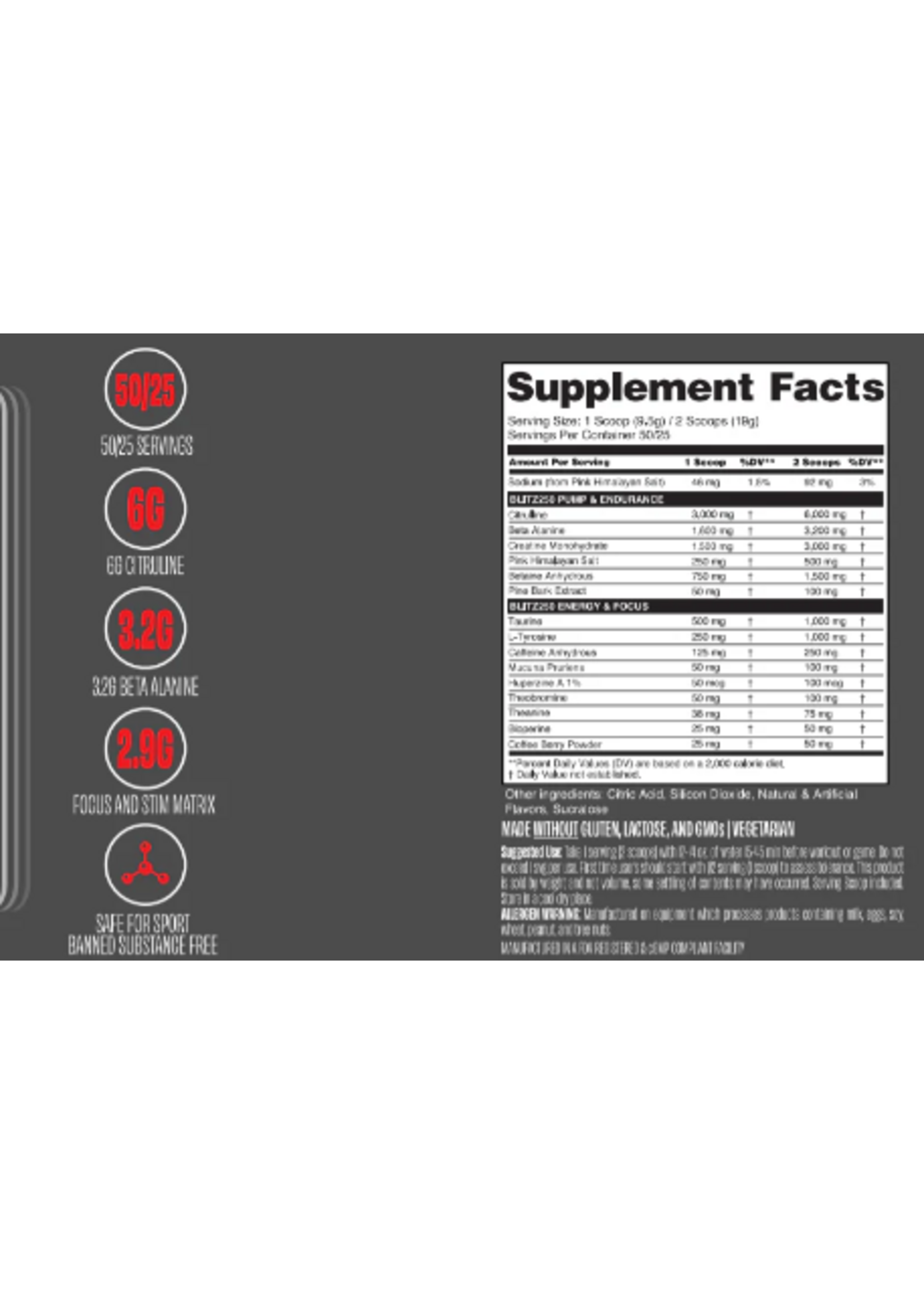 APS Blitz Pre Workout