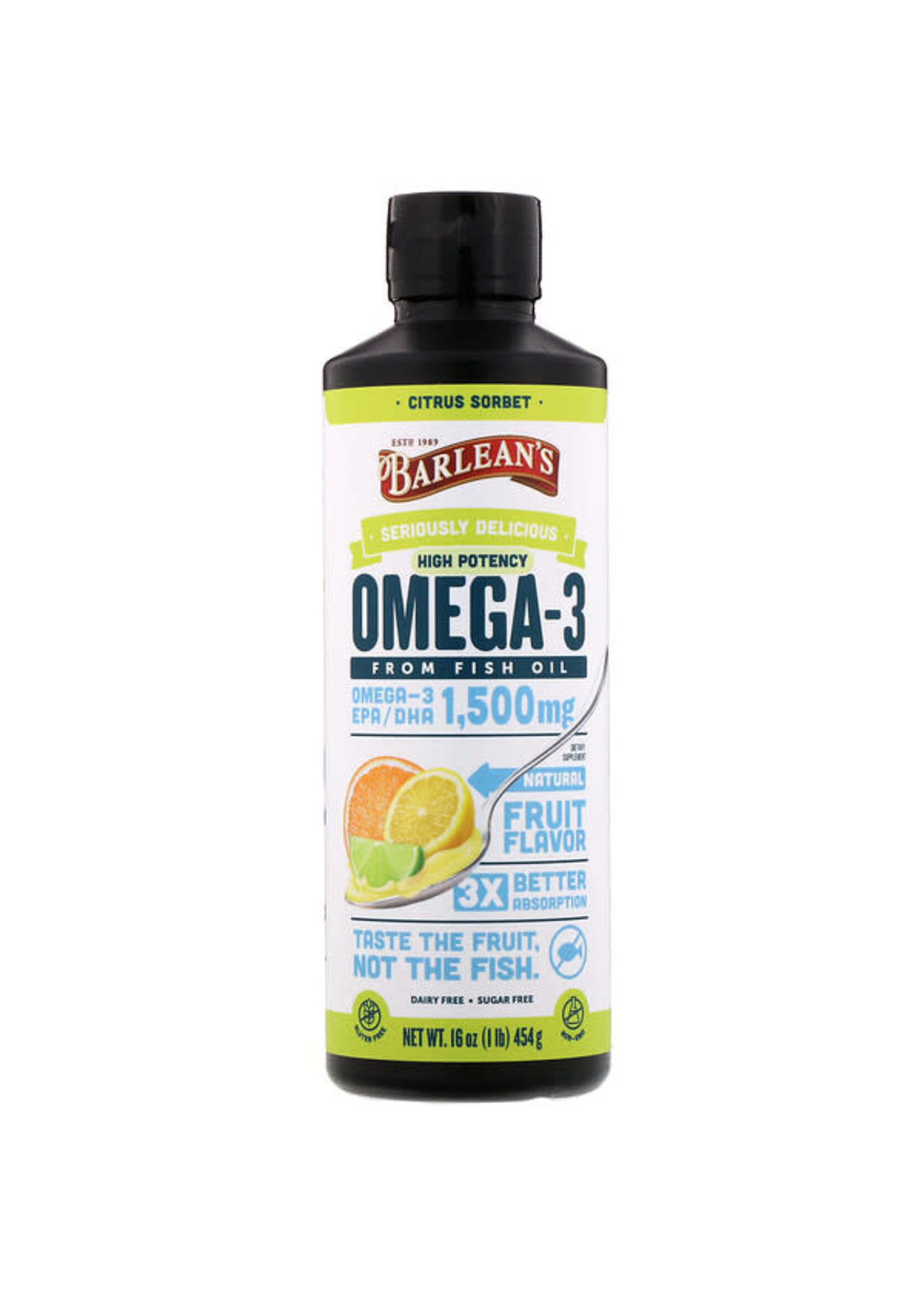 Barleans Barleans Omega 3 Citrus Sorbet High Potency