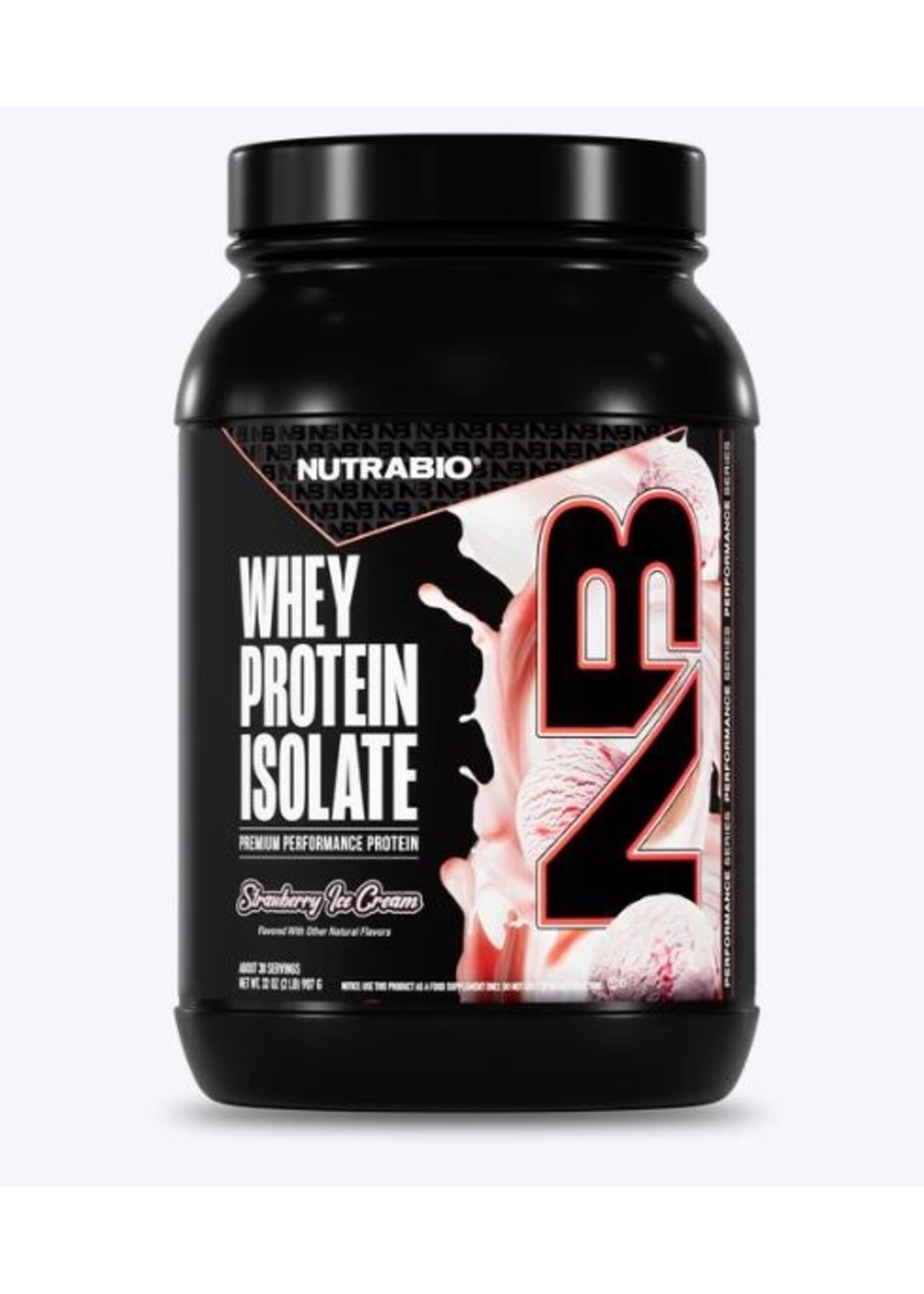 Nutra Bio Nutra Bio Whey Isolate Strawberry