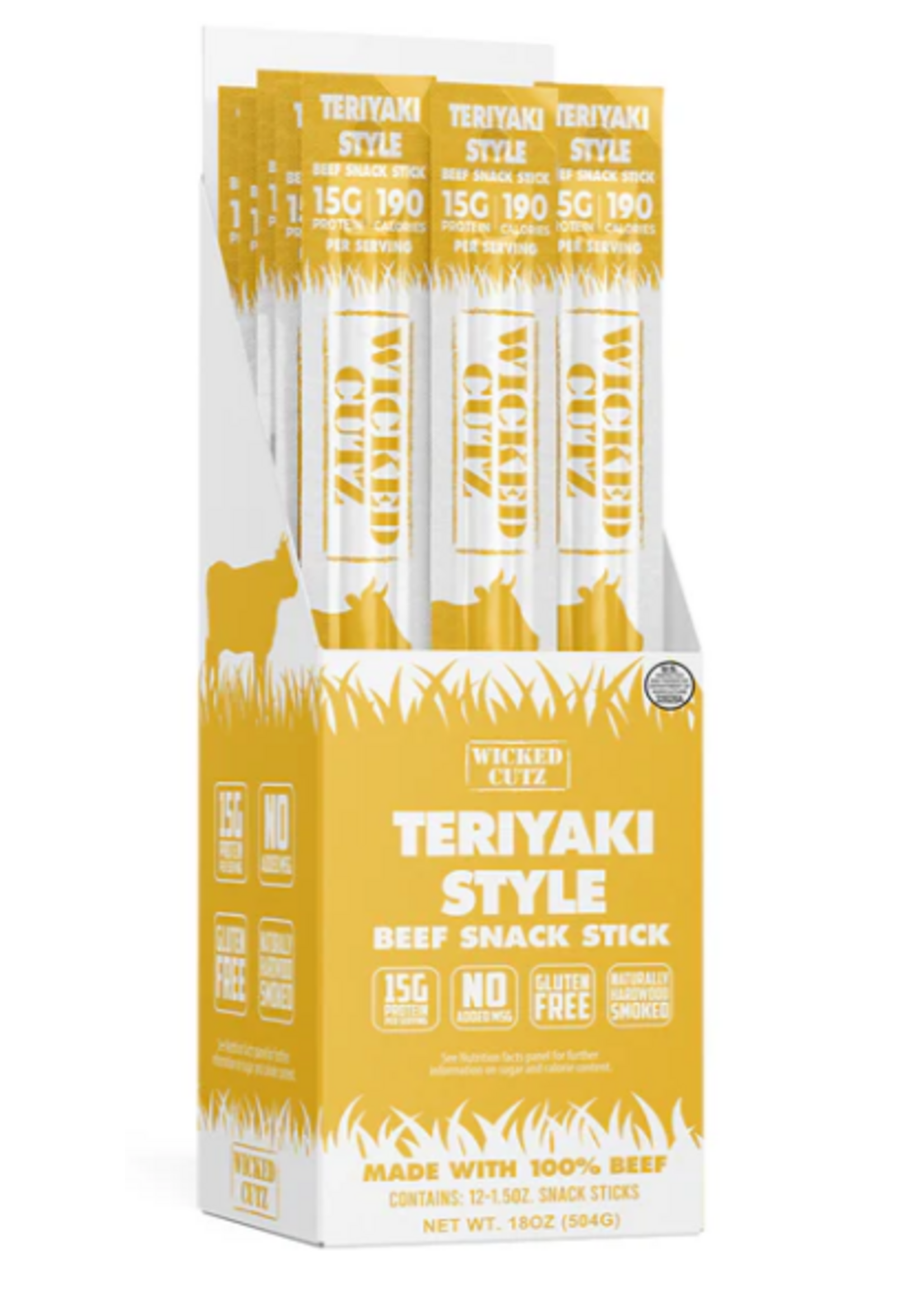 Wicked Cutz Beef Stick Teriyaki